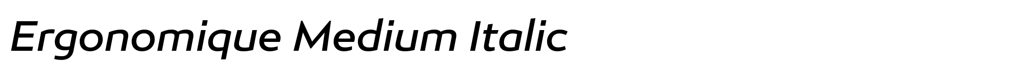 Ergonomique Medium Italic image